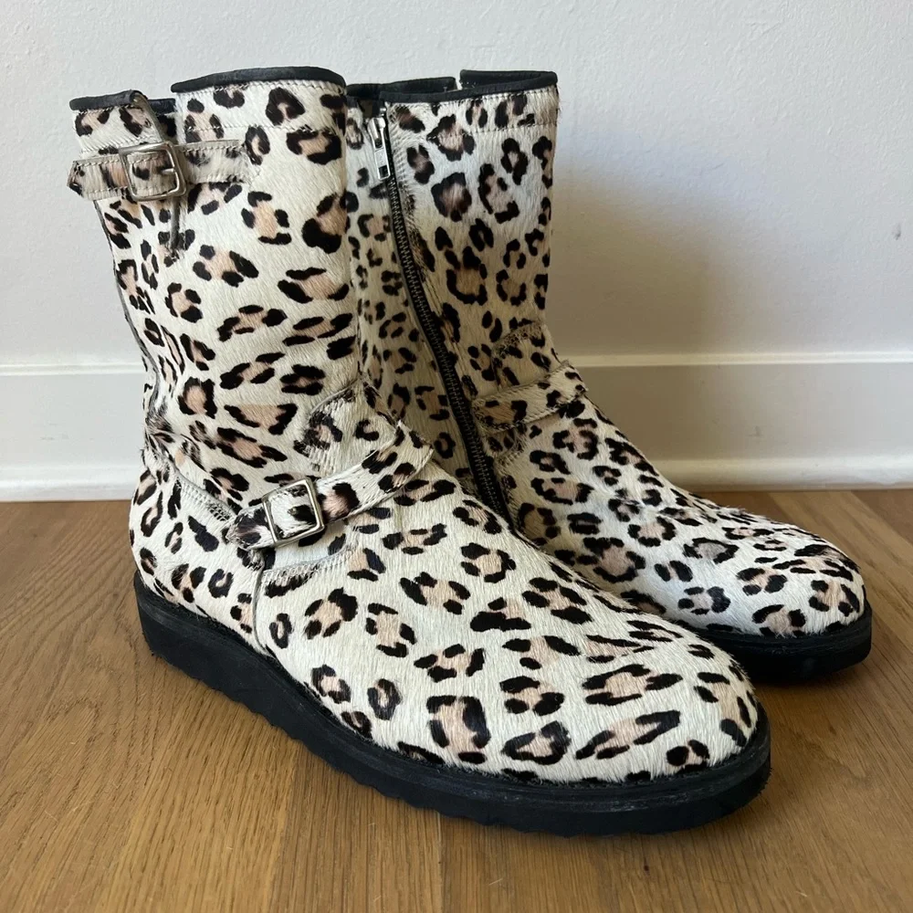 New ๐ Cow hide leather boots Made in USA - Picture 6 of 7